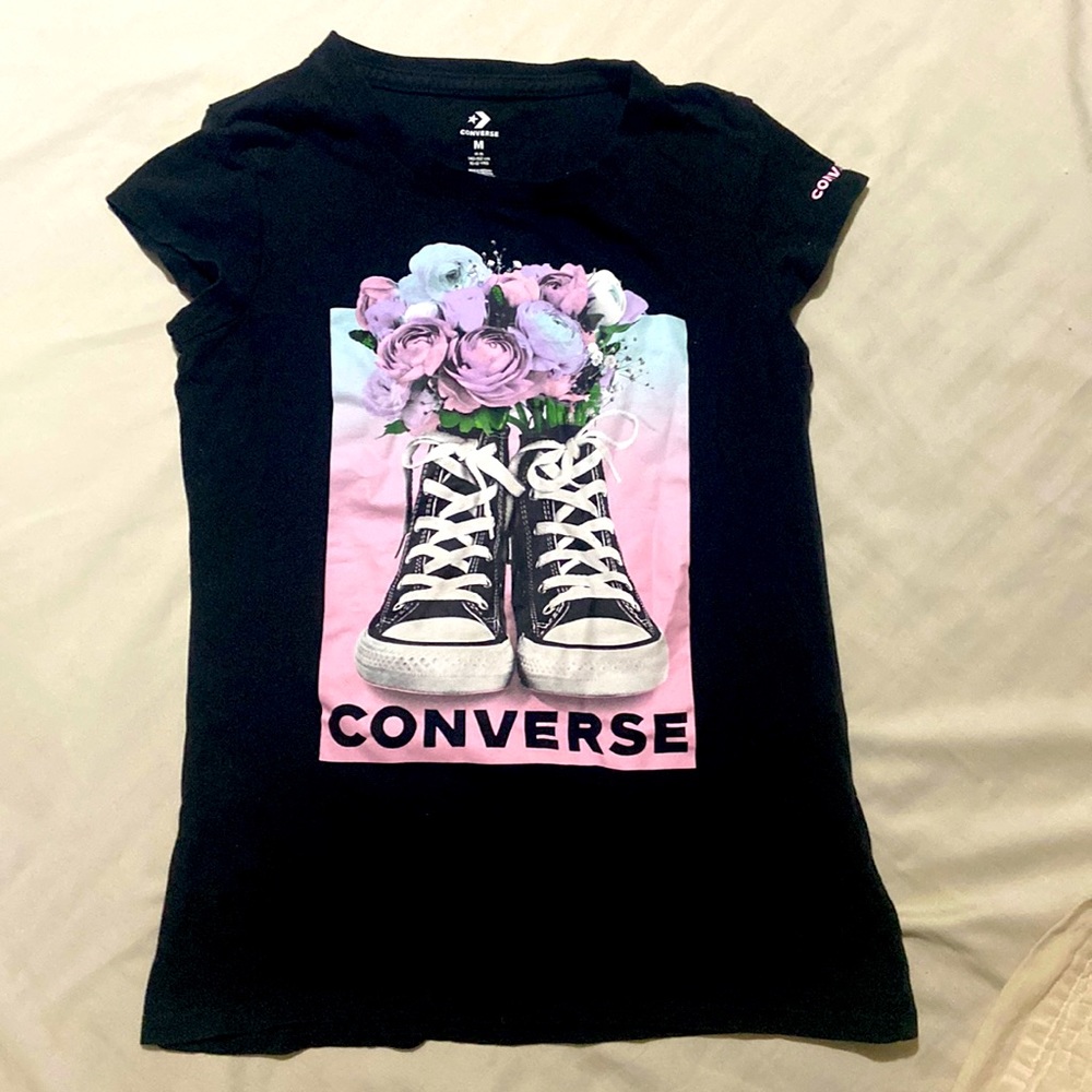 Converse all star roses tee 10/12